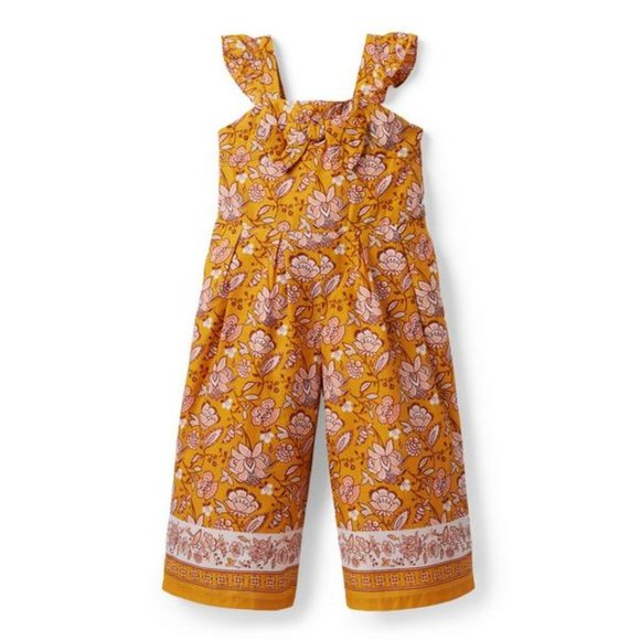 Janie and JackFLORAL PAISLEY BOW JUMPSUIT